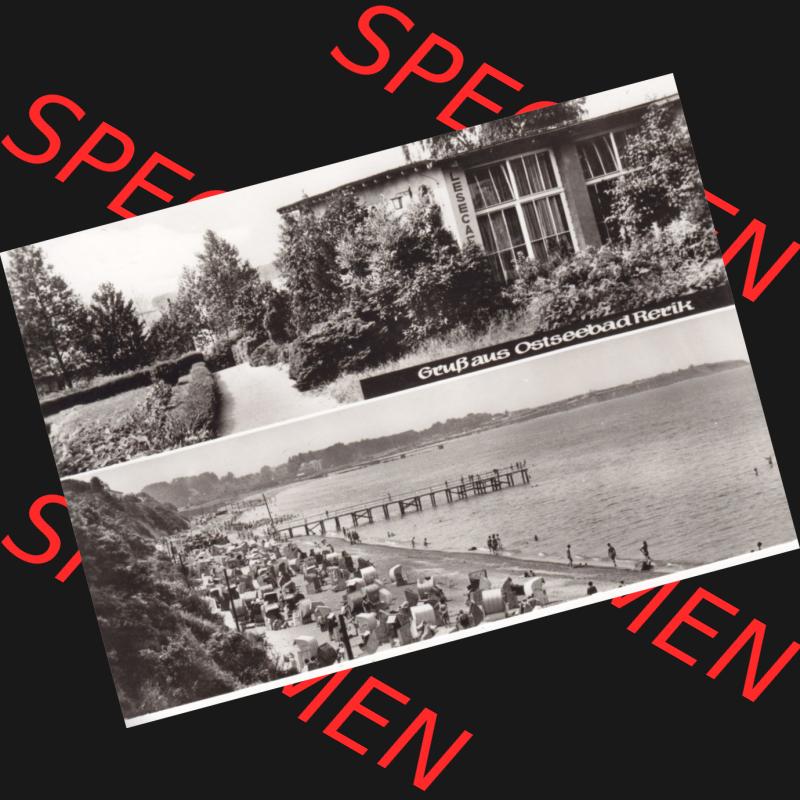 Ansichtskarte DDR Bezirk Rostock, Kreis Bad Doberan, Ostseebad, Stadt Rerik in s/w / schwarzweiß Gruß von Ostseebad Rerik. Ansichtskarte bzw. Postkarte... Sammlung