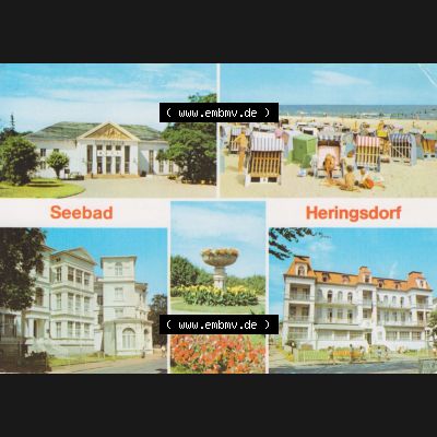 Ansichtskarten DDR Bezirk Rostock, Kreis Wolgast, Insel Usedom, Seebad Heringsdorf. Ansichtskarte bzw. Postkarte aus DDR-Zeiten der Deutschen Demokratischen Republik vom... Sammlung
