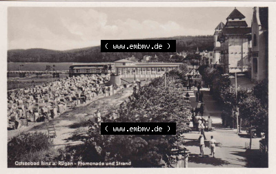 Ansichtskarte bzw. Postkarte in s/w - schwarzweiß aus DDR-Zeiten, Bezirk Rostock, Kreis Rügen Ostseebad Binz, eine Binzer DDR-Sammlung Sammlung