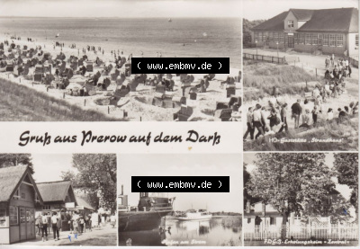 Ansichtskarte bzw. Postkarte in s/w - schwarzweiß aus DDR-Zeiten, Bezirk Rostock, Kreis Ribnitz-Damgarten Ostseebad Prerow der... Sammlung