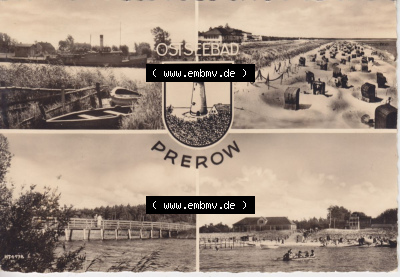 Ansichtskarte bzw. Postkarte in s/w - schwarzweiß aus DDR-Zeiten, Bezirk Rostock, Kreis Ribnitz-Damgarten Ostseebad Prerow der... Sammlung