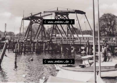 Ansichtskarte DDR Bezirk Rostock, Greifswald - Wiecker Brücke (1) Sammlung
