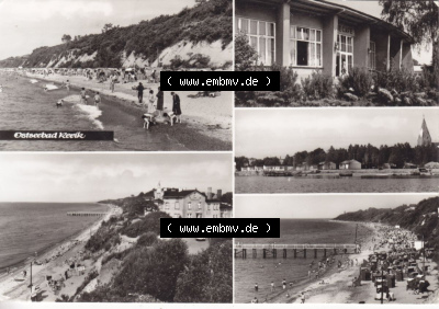 Ansichtskarte bzw. Postkarte in s/w - schwarzweiß aus DDR-Zeiten, Bezirk Rostock, Kreis Bad Doberan, Ostseebad Rerik der DDR Sammlung