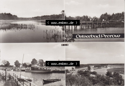 Ansichtskarte bzw. Postkarte in s/w - schwarzweiß aus DDR-Zeiten, Bezirk Rostock, Kreis Ribnitz-Damgarten Ostseebad Prerow der... Sammlung