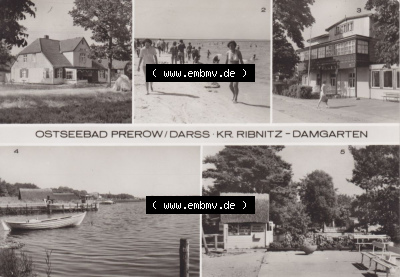 Ansichtskarte bzw. Postkarte in s/w - schwarzweiß aus DDR-Zeiten, Bezirk Rostock, Kreis Ribnitz-Damgarten Ostseebad Prerow der... Sammlung
