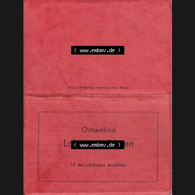 Ansichtskarten DDR Ostseebad Lohme, Ansichtskartenmappe mit unbekannten Alter, Verlag Julius Simonsen, Oldenburg i. Holstein Ostseebad Lohme auf Rügen, 12 der schönsten... Sammlung