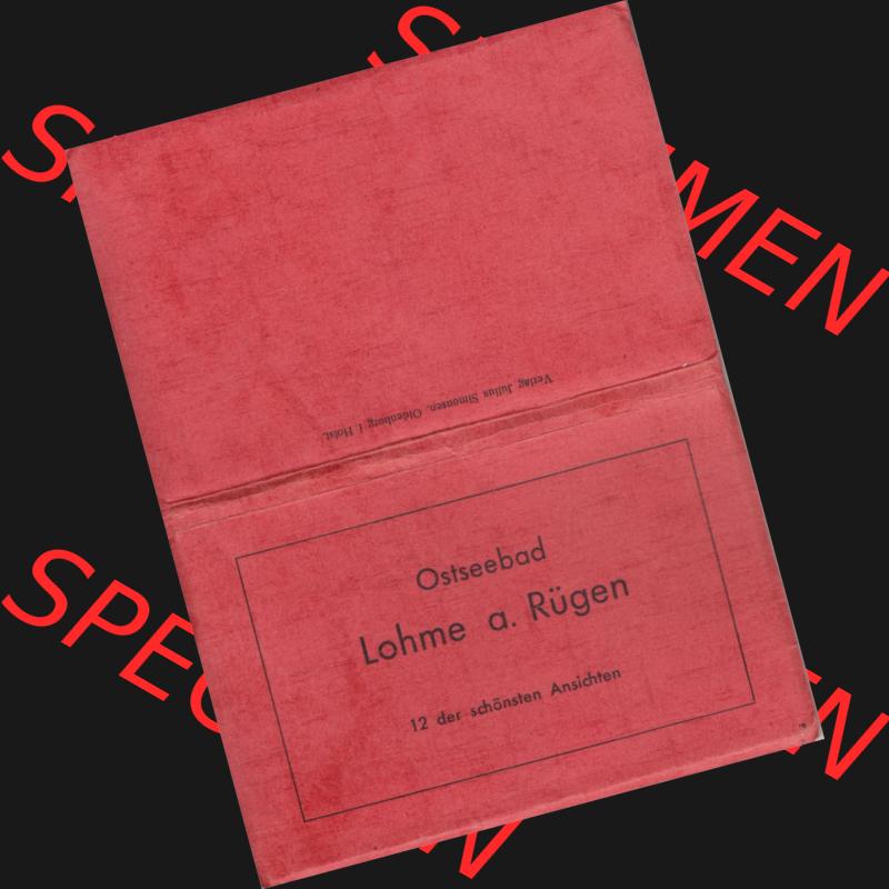 Ansichtskarten DDR Ostseebad Lohme, Ansichtskartenmappe mit unbekannten Alter, Verlag Julius Simonsen, Oldenburg i. Holstein Ostseebad Lohme auf Rügen, 12 der schönsten... Sammlung
