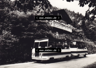 1968 Schwarza-Express an der HOG-Schweizerhaus. Foto-Handabzüge, DDR-Zeiten Bezirk Suhl Sammlung