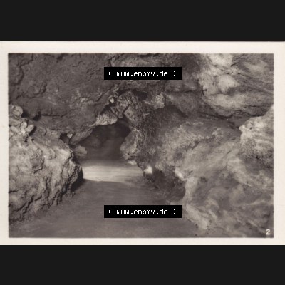 Echtes Foto der DDR Bezirk Suhl, Kreis Bad Salzungen, Stadt Bad Liebenstein, Foto-Mappe Altensteiner Höhle Thüringer Wald A 123 55, Nr. 2, Innerer Eingang.... Sammlung