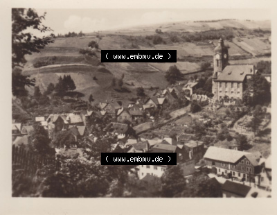 Lauscha Teilansicht in Thüringen, DDR-Zeiten Bezirk Suhl Sammlung
