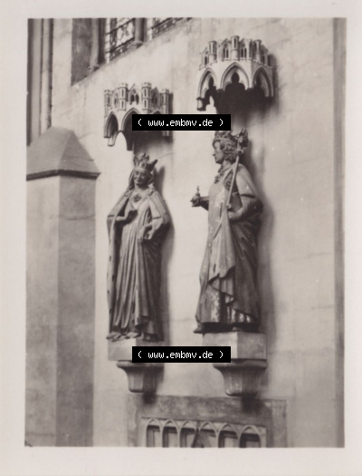 Dom zu Meissen, Kaiser Otto I. und Adelheid von Burgun im Meißner Dom, DDR-Zeiten Bezirk Dresden Sammlung