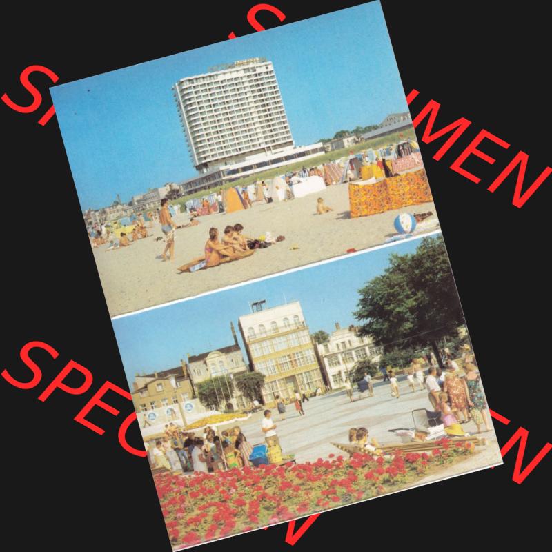 Fotos DDR Bezirk Rostock, Stadtkreis Rostock, Hansestadt Rostock-Warnemünde, Leporello mit 10 Ansichten Hotel Neptun und Am Leuchtturm. DDR Bezirk Rostock, Stadtkreis... Sammlung