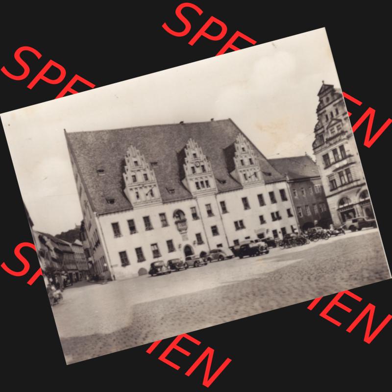 Fotos DDR Bezirk Dresden, Kreis Meißen, Stadt Meißen, Foto-Mappe von 1959, Meissen die Tausendjährige Stadt an der Elbe, Rathaus von Meißen.... Sammlung