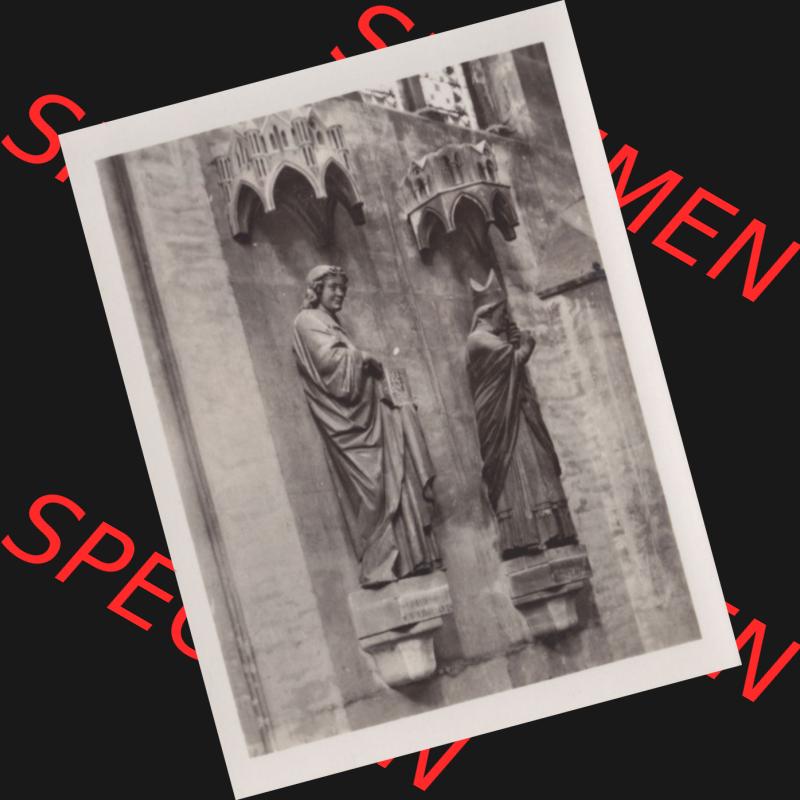 Fotos DDR Bezirk Dresden, Kreis Meißen, Stadt Meißen, Foto-Mappe von 1953, speziell Dom zu Meissen, 10 Bildchen Echt Foto Schutzheilige Johannes der Evangelist... Sammlung