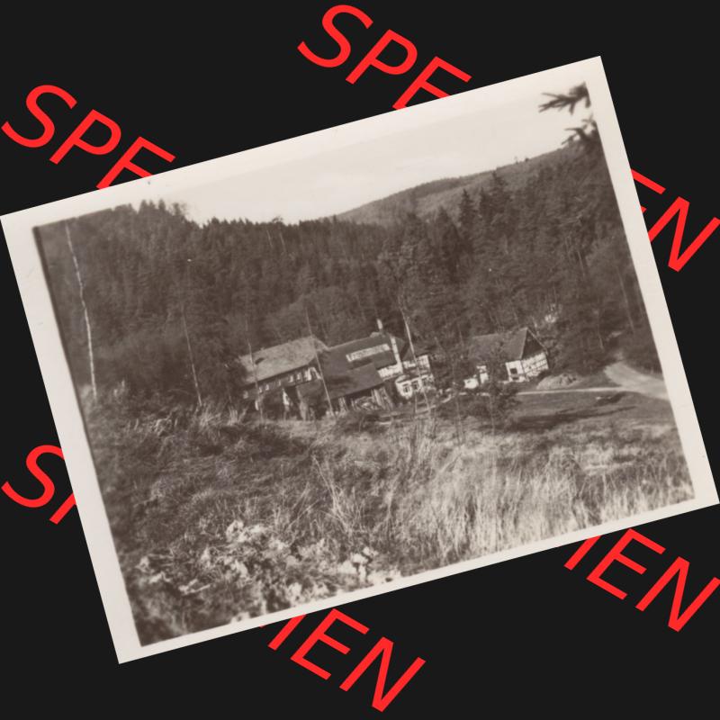 Fotos DDR Bezirk Gera, Kreis Eisenberg, Eisenberg (Thüringen), 10 Echte Fotos Ansichten Foto-Mappe Das Mühltal in Thüringen, Froschmühle. Foto-Abzüge... Sammlung
