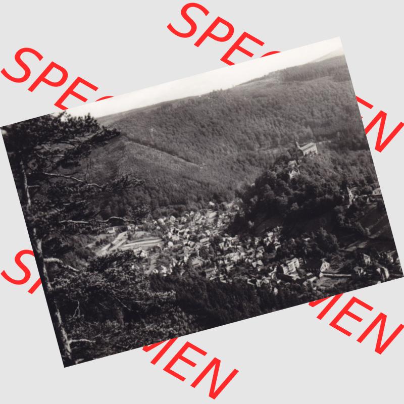 Fotos DDR Bezirk Suhl, Kreis Neuhaus, Schwarzatal in Thüringen der DDR, 10 Dick-Fotos, Dick-Foto-Verlag, Erlbach I. V. III/23/24, III 23 6... Sammlung