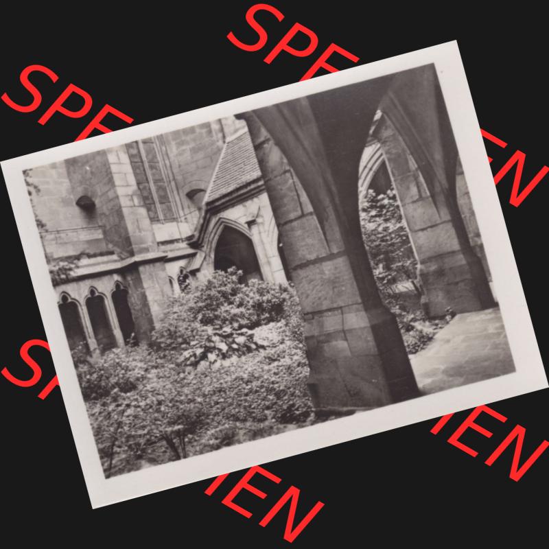 Fotos DDR Bezirk Dresden, Kreis Meißen, Stadt Meißen, Foto-Mappe von 1953, speziell Dom zu Meissen, 10 Bildchen Echt Foto Kreuzgang. Original Foto Meißner... Sammlung