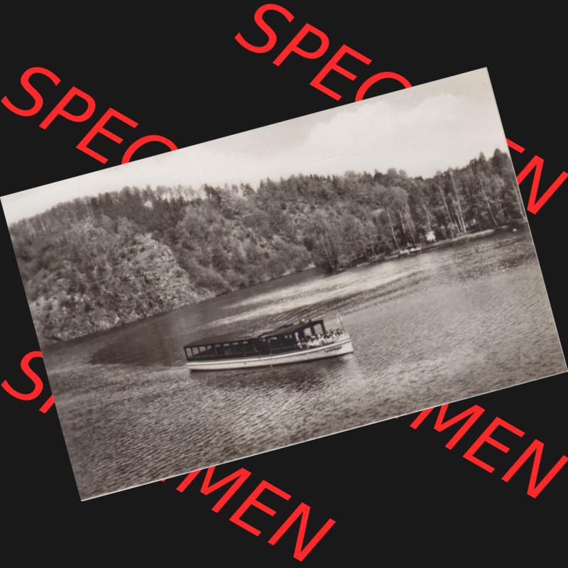 Fotos DDR, Bezirk Karl-Marx-Stadt, Kreis Hainichen, Talsperre Kriebstein 1971 aus Foto-Mappe vom Verlag Erhard Neubert KG Urlauber-Boot Kriebstein. Fotos aus DDR-Zeiten Bezirk... Sammlung