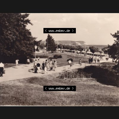 Fotos der DDR Bezirk Rostock, Kreis Rügen, Ostseebad Göhren 1970, Foto Mappe Göhren auf Rügen mit 10 Fotos / Ansichten Promenade II.. Fotos aus DDR-Zeiten... Sammlung