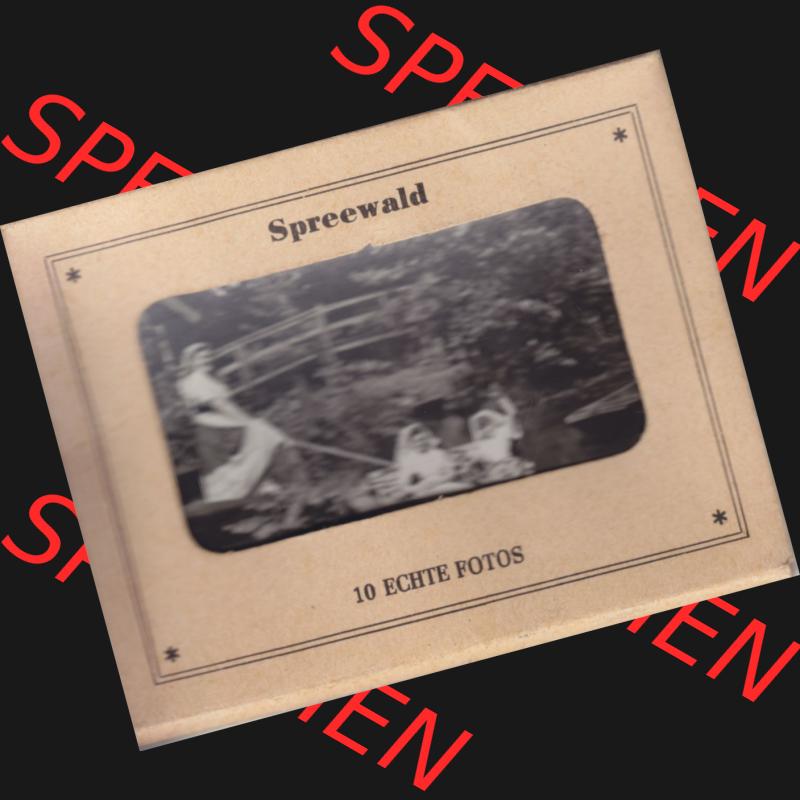 Fotos DDR Bezirk Cottbus, Kreis Lübben, Spreewald 1959, Foto-Mappe mit 10 Echte Fotos vom Spreewald 1959 Spreewald 10 Echte Fotos - Umschlag Vorderseite Fotos DDR Bezirk Cottbus,... Sammlung