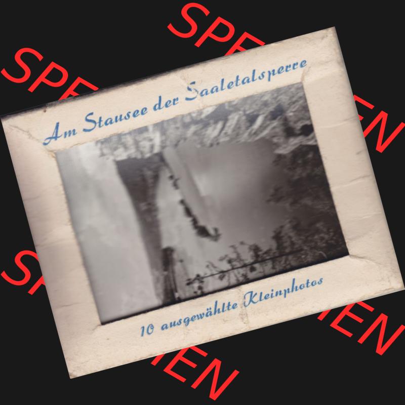 Fotos DDR, Bezirk Gera, Kreis Jena, Am Stausee der Saaletalsperre, Verlag Bildverlag Photo-König 1967, Lobenstein Am Stausee der Saaletalsperre, mit 10 ausgewählten... Sammlung