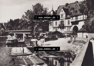 Ortsteil Saalburg 1968, HO-Hotel Kranich, Saalburg Saale, DDR-Zeiten Bezirk Gera Sammlung