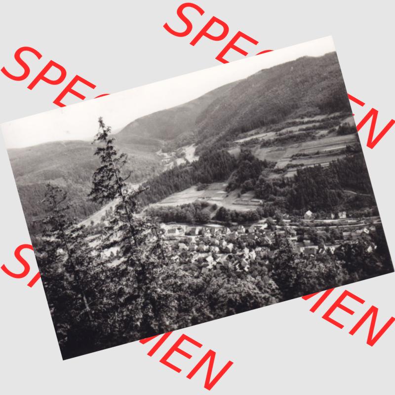 Fotos DDR Bezirk Suhl, Kreis Neuhaus, Schwarzatal in Thüringen der DDR, 10 Dick-Fotos, Dick-Foto-Verlag, Erlbach I. V. III/23/24, III 23 6... Sammlung