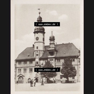Fotos DDR Bezirk Gera, Kreis Eisenberg, Eisenberg (Thüringen), 10 Echte Fotos Ansichten Foto-Mappe Rathaus. Foto-Abzüge aus DDR-Zeiten Bezirk Gera der Deutschen... Sammlung