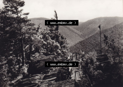 Griesbachfelsen mit Schwarzatal, DDR-Zeiten Bezirk Suhl Sammlung