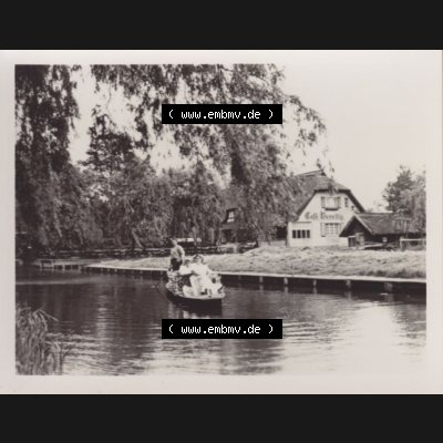 Fotos DDR Bezirk Cottbus, Kreis Lübben, Spreewald 1959, Foto-Mappe mit 10 Echte Fotos vom Spreewald 1959 Lehde Café Venedig im Spreewald. Fotos DDR Bezirk Cottbus,... Sammlung