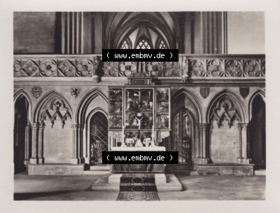 Dom zu Meissen, Lettner mit Kreuzaltar, DDR-Zeiten Bezirk Dresden Sammlung