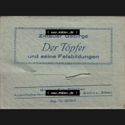Fotos DDR Bezirk Dresden, Kreis Zittau, Gemeinde Oybin, Zittauer Gebirge Der Töpfer, Original-Foto-Bildchen, Silesia-Verlag, E. Wagner Söhne Zittauer... Sammlung