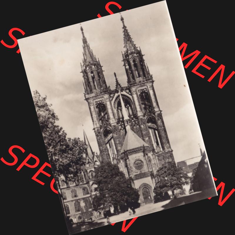 Fotos DDR Bezirk Dresden, Kreis Meißen, Stadt Meißen, Foto-Mappe von 1959, Meissen die Tausendjährige Stadt an der Elbe, Der Dom zu Meißen. Original... Sammlung