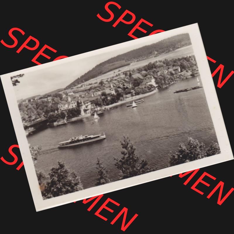 Fotos DDR, Bezirk Gera, Kreis Jena, Am Stausee der Saaletalsperre, Verlag Bildverlag Photo-König 1967, Lobenstein Saalburg. Foto-Handabzüge aus DDR-Zeiten... Sammlung