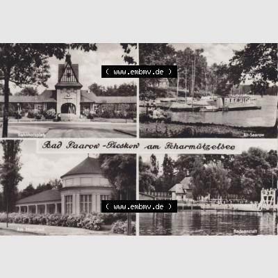 Ansichtskarte DDR, Bezirk Frankfurt (Oder), Kreis Fürstenwalde, Bad Saarow, Pieskow am Scharmützelsee. Ansichtskarte bzw. Postkarte aus DDR-Zeiten... Sammlung