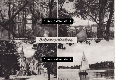 Scharmützelsee, Springseebrücke, Schwarzhorn, Wendisch-Rietz, DDR-Zeiten Bezirk Frankfurt (Oder) Sammlung