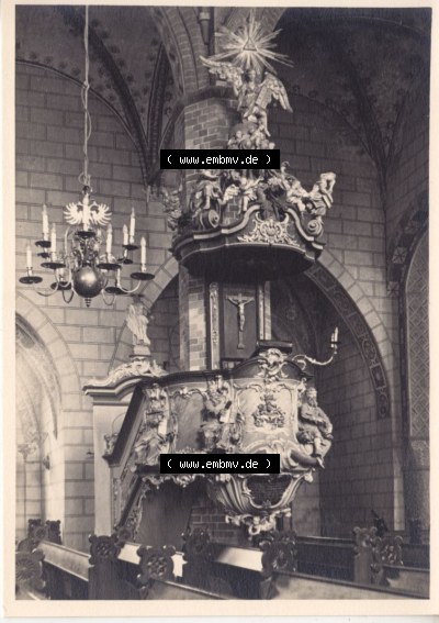 Stadt Bergen, Marienkirche in Bergen auf Rügen, Fotos, online Katalog für Ansichtskarten und Fotos aus DDR-Zeiten Sammlung
