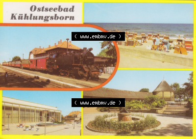1981, Eisenbahn Molli, Strand, FDGB-Erholungsheim Ernst Gruber. Alte Ansichtskarte der DDR Bezirk Rostock, Kreis Bad Doberan,... Sammlung