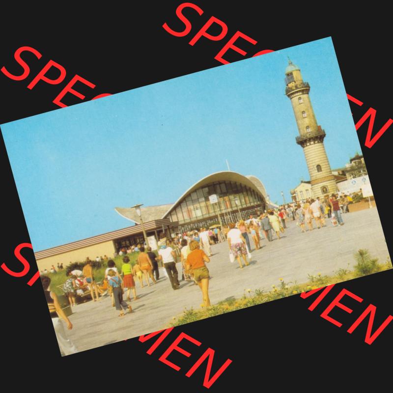 Ansichtskarten DDR Bezirk Rostock, Stadtkreis Rostock, Hansestadt Rostock-Warnemünde 1983, Konsum-Gaststätte Teepott und Leuchtturm. DDR Bezirk Rostock, Stadtkreis... Sammlung