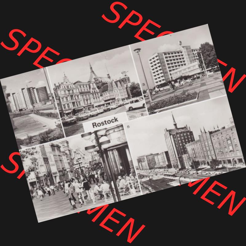 Ansichtskarte DDR Bezirk Rostock, Stadtkreis Rostock, Hansestadt Rostock Ansicht 1984, Vogelteichplatz, Ernst-Thälmann-PLatz, Interhotel Warnow am Kröpeliner Tor,... Sammlung