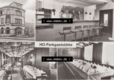 1983, HO-Parkgaststätte, DDR-Zeiten Bezirk Karl-Marx-Stadt Sammlung