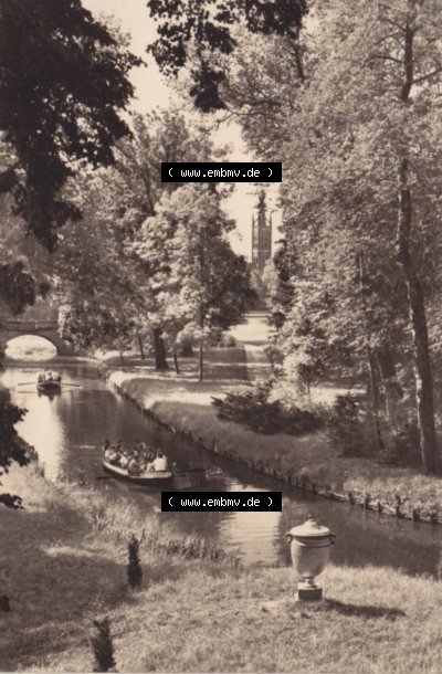 Altes Foto Wörlitz DDR Bezirk Halle, 1961, 7. Goldene Urne Sammlung