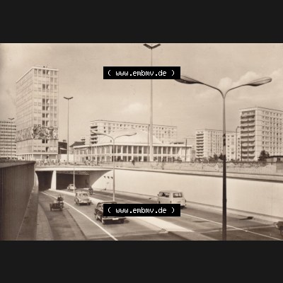 Ansichtskarten DDR Bezirk Berlin, Stadt Berlin in s/w / schwarzweiß, Verlag Felix Setecki, Berlin 1969, Haus des Lehrers, Kongresshalle und Autotunnel und dem... Sammlung