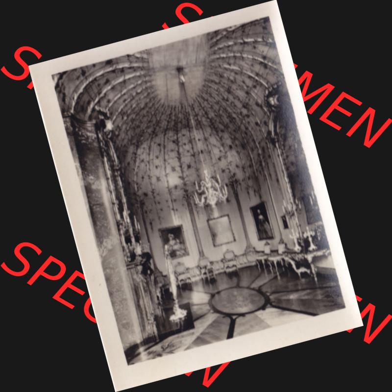 Fotos DDR, Bezirk Potsdam, Kreis Potsdam - Sanssouci 1958, Neues Palais, Ovales Kabinett. Fotos aus DDR-Zeiten Bezirk Potsdam der Deutschen Demokratischen Republik vom Bezirk... Sammlung