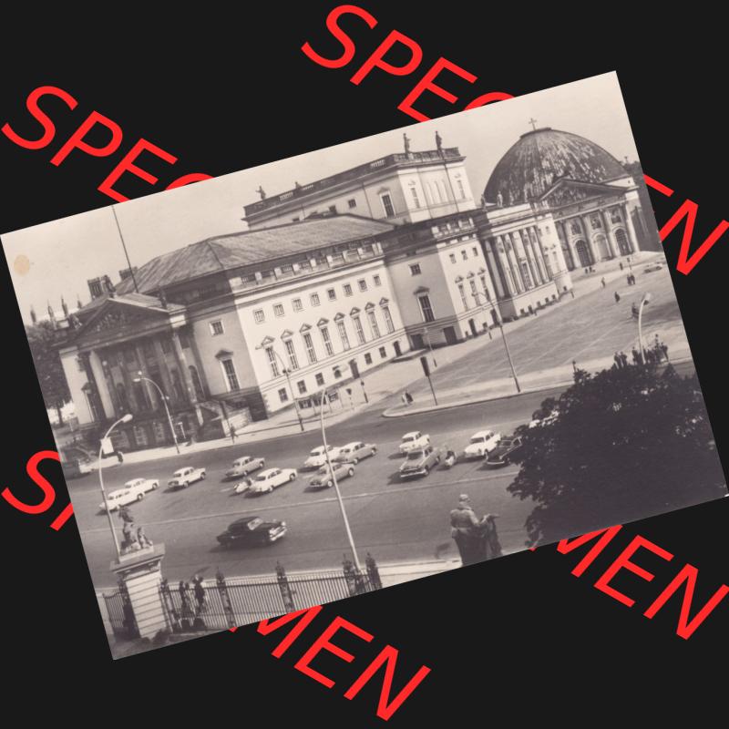Ansichtskarte DDR Bezirk Berlin, Stadt Berlin in s/w 1973, Nationale Kulturstätten, Deutsche Staatsoper in Berlin. Stadtansichten der Stadt Berlin, mit Ansicht der... Sammlung