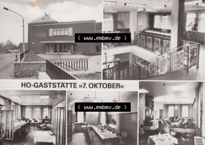 1983, HO-Gaststätte 7. Oktober, DDR-Zeiten Bezirk Karl-Marx-Stadt Sammlung