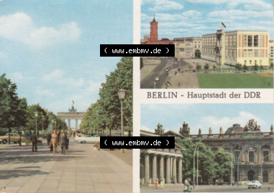 Verlag Felix Setecki, Berlin, Ansichtskarten DDR Stadt Berlin in Farbe 1968, Mehrbildkarte, Unter den Linden, Staatsratsgebäude,... Sammlung