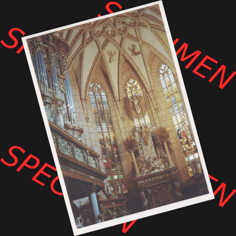 Ansichtskarten DDR Bezirk Leipzig, Kreis Altenburg, Schloss Altenburg 1988, Blick in den Chorraum (1). Alte Ansichtskarten in der DDR, 1. Auflage 1988 vom... Sammlung