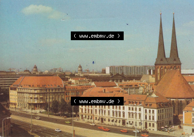 Ansichtskarte DDR Bezirk Berlin, Stadt Berlin Ansicht in Farbe Märkisches Museum Berlin der DDR. Stadtansichten der Stadt Berlin,... Sammlung