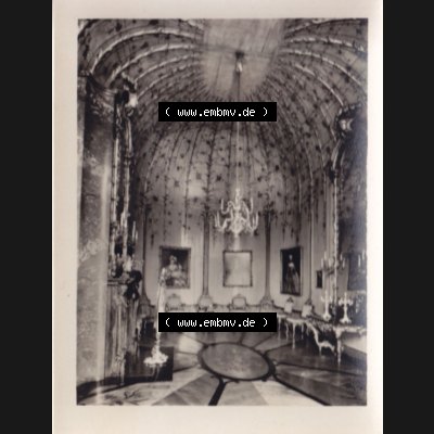 Fotos DDR, Bezirk Potsdam, Kreis Potsdam - Sanssouci 1958, Neues Palais, Ovales Kabinett. Fotos aus DDR-Zeiten Bezirk Potsdam der Deutschen Demokratischen Republik vom Bezirk... Sammlung